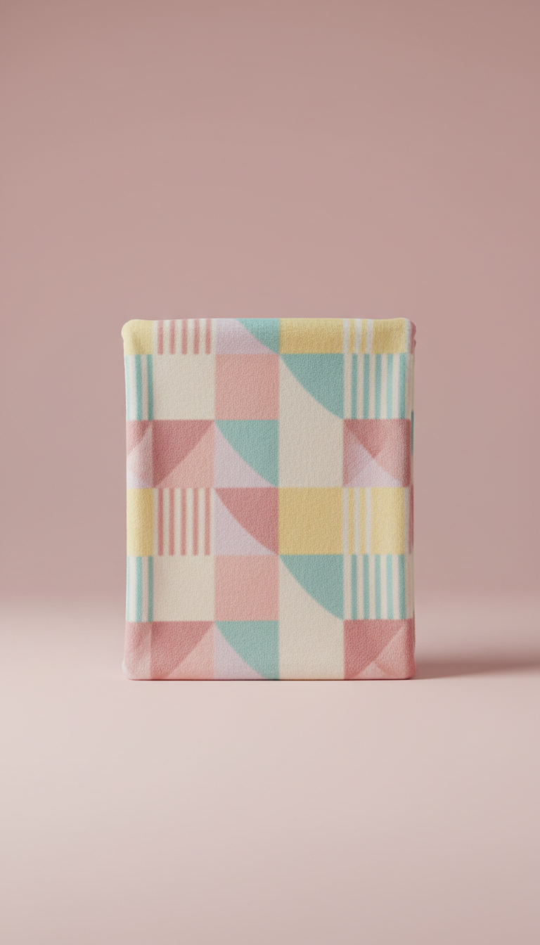 Plush Pastel Swaddle Blanket