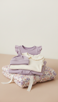 Lavender and Creamy White Outfit Set