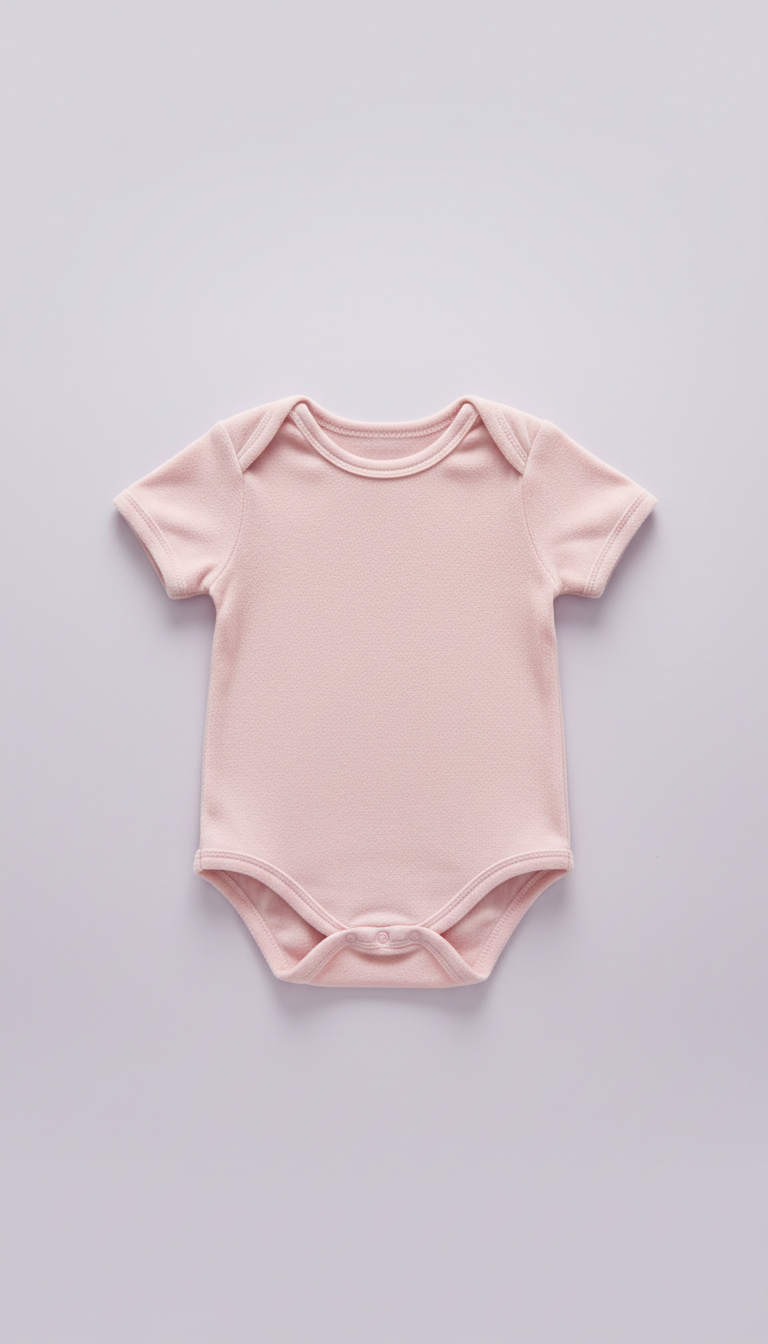 Feather Pink Infant Onesie