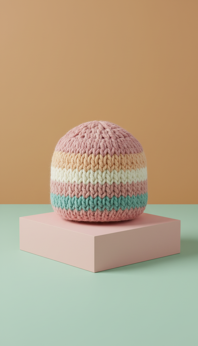 Soft Knit Baby Bonnet