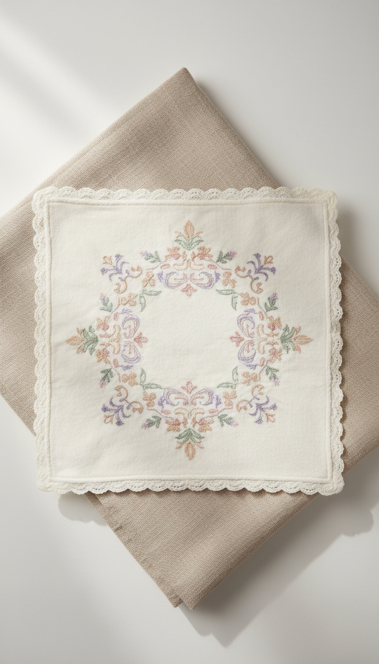 Embroidered Heirloom Baby Blanket